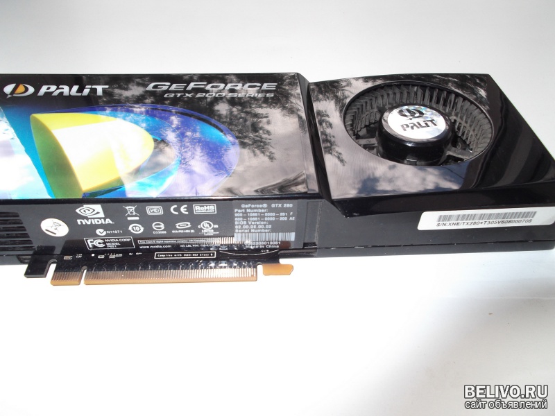 Palit GeForce GTX 280 (артефакты)
