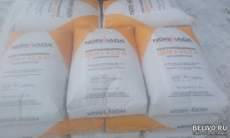 Цемент м500 пеноблоки с доставкой в Бронницах