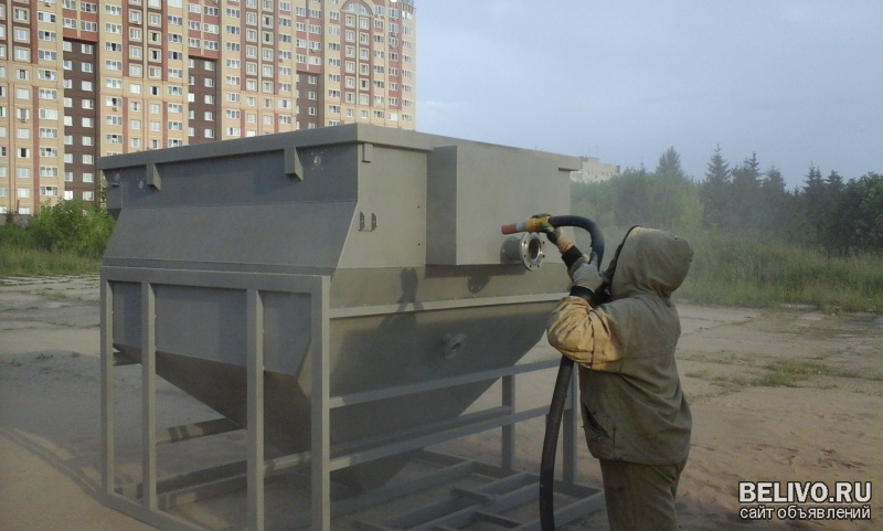 Пескоструйные работы.