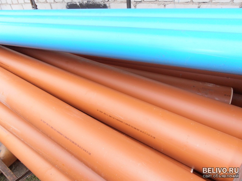 ПВХ трубы для наружной и внутренней канализации