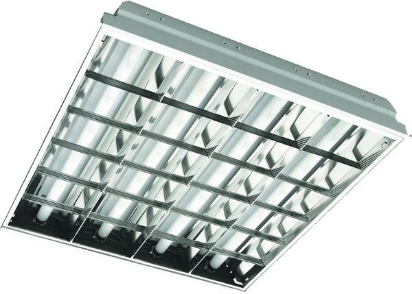 Светильник люминесцентный ARS/R 4x36 встраиваемый зеркальная