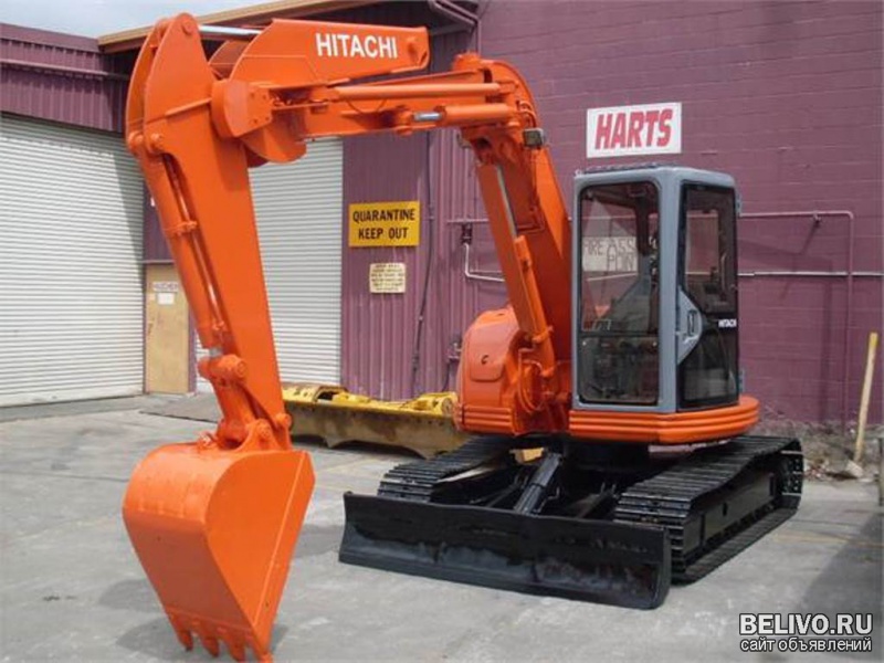 Аренда, мини-экскаватор гусеничный HITACHI EX75UR-3
